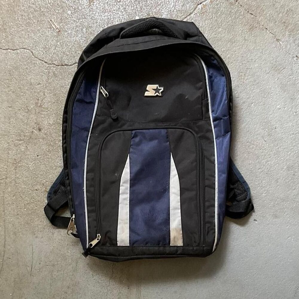 Starter Navy Blue Backpack - Picture 1 of 2